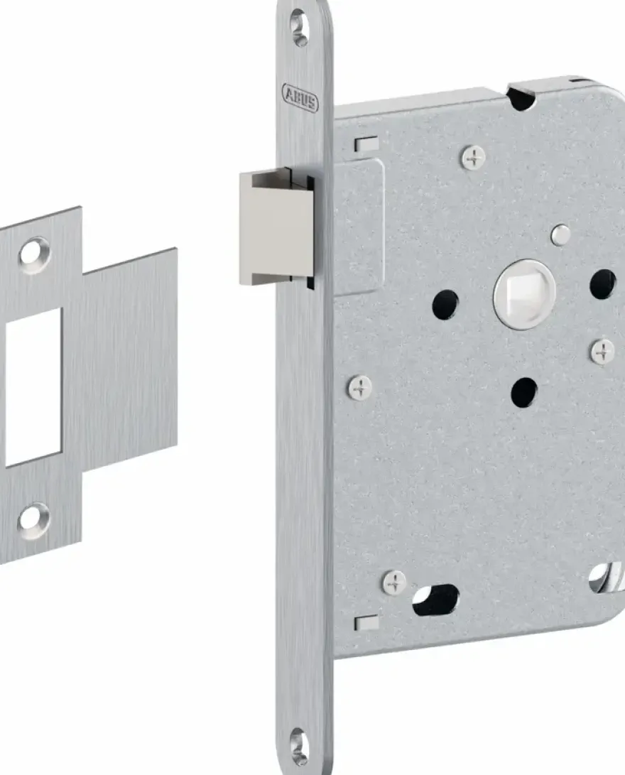 Abus loopslot voorplaat RVS