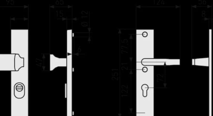 Abus veiligheidsbeslag LSZS 72 mm zwart SKG***