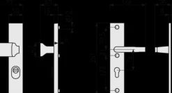 Abus veiligheidsbeslag LSZS 72 mm F1 SKG***