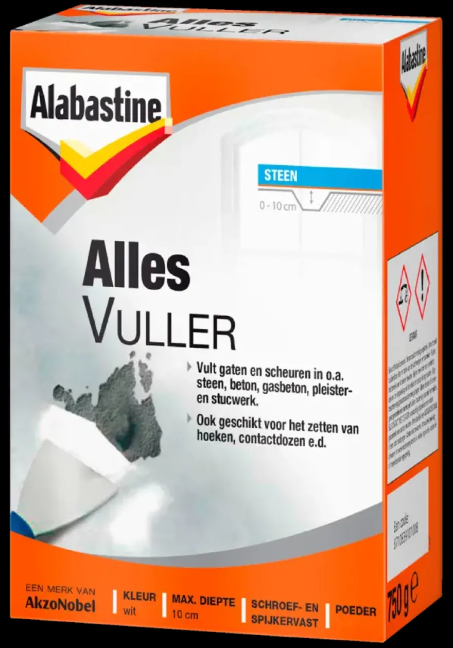 Alabastine allesvuller wit 750 g