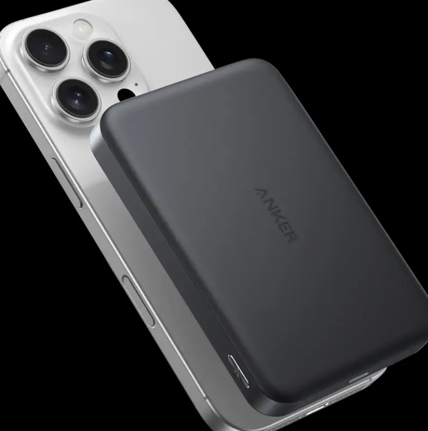 Anker MagGo Slim powerbank snelladen 10.000 mAh zwart