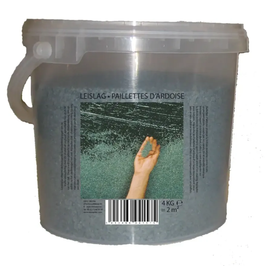 Aquaplan grijs/groen leislag 4 kg