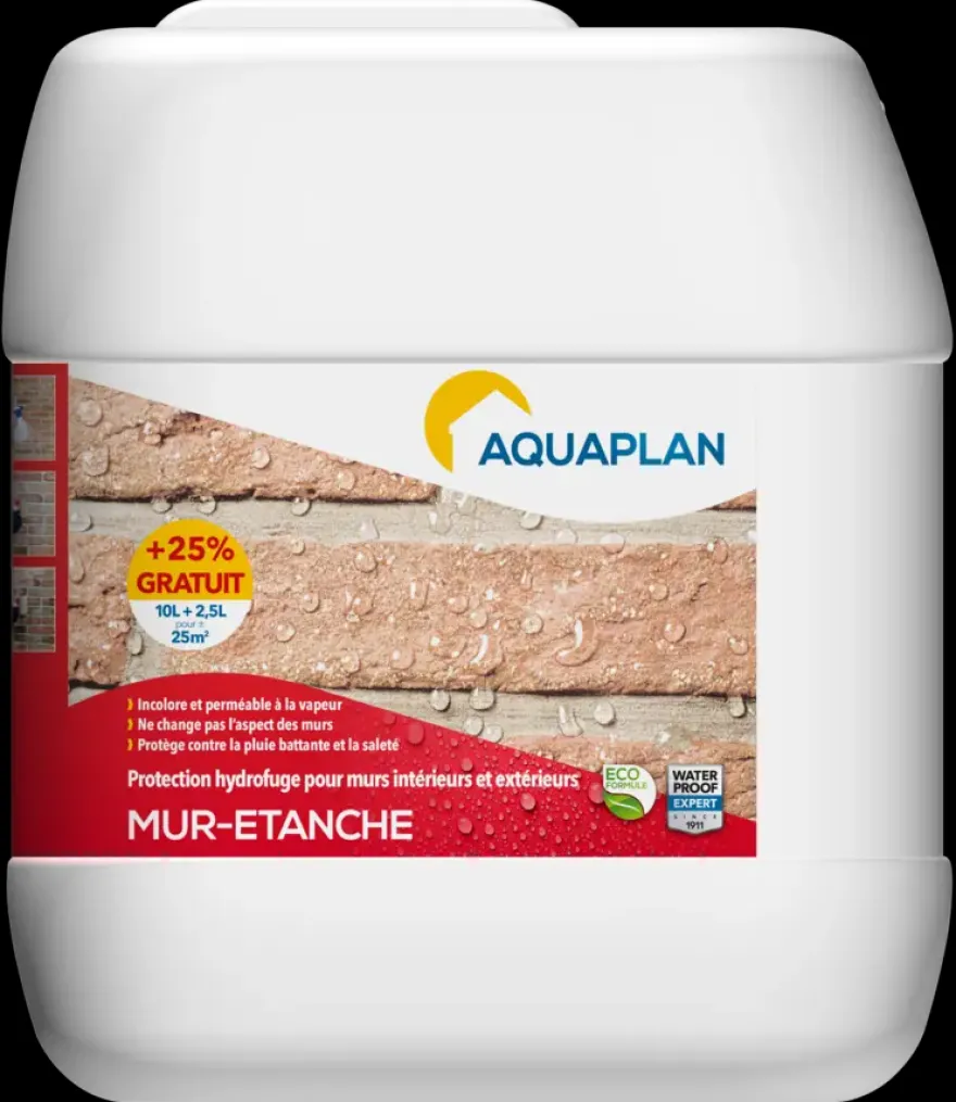 Aquaplan Muur-Dicht coating 10 liter + 25% gratis
