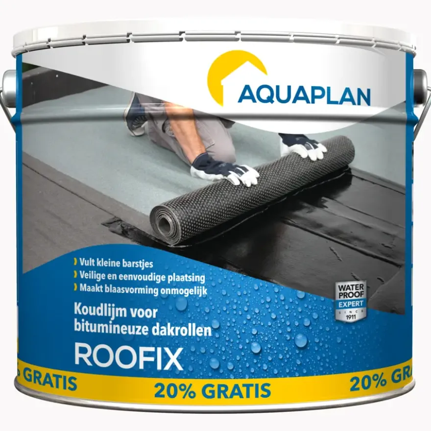 Aquaplan Roofix koudlijm 10 liter + 20% gratis