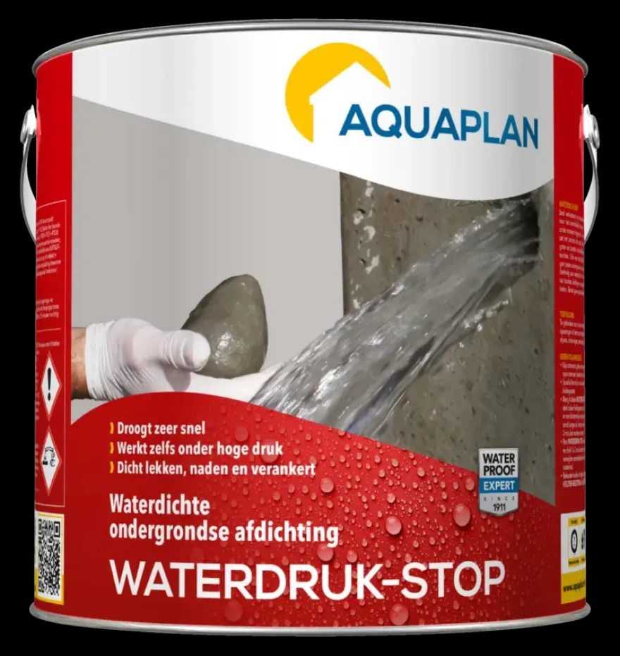 Aquaplan Waterdruk-stop cement afdichting 2,5 kg