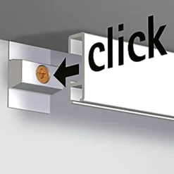 Artiteq Click Rail schilderij ophangsysteem compleet 2 meter wit crème RAL 9010