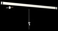 Artiteq Click Rail schilderij ophangsysteem compleet 2 meter wit RAL 9016 overschilderbaar