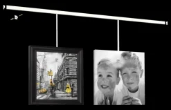 Artiteq Click Rail schilderij ophangsysteem compleet 4 meter wit RAL 9016 overschilderbaar