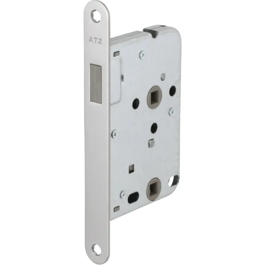 ATZ Magneet insteekslot badkamerslot/wc-slot met RVS voorplaat Doorn 50mm