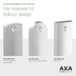 AXA Veiligheidsbeslag LS met kerntrekbeveiliging SKG-3 sterren voordeur 72 mm zwart
