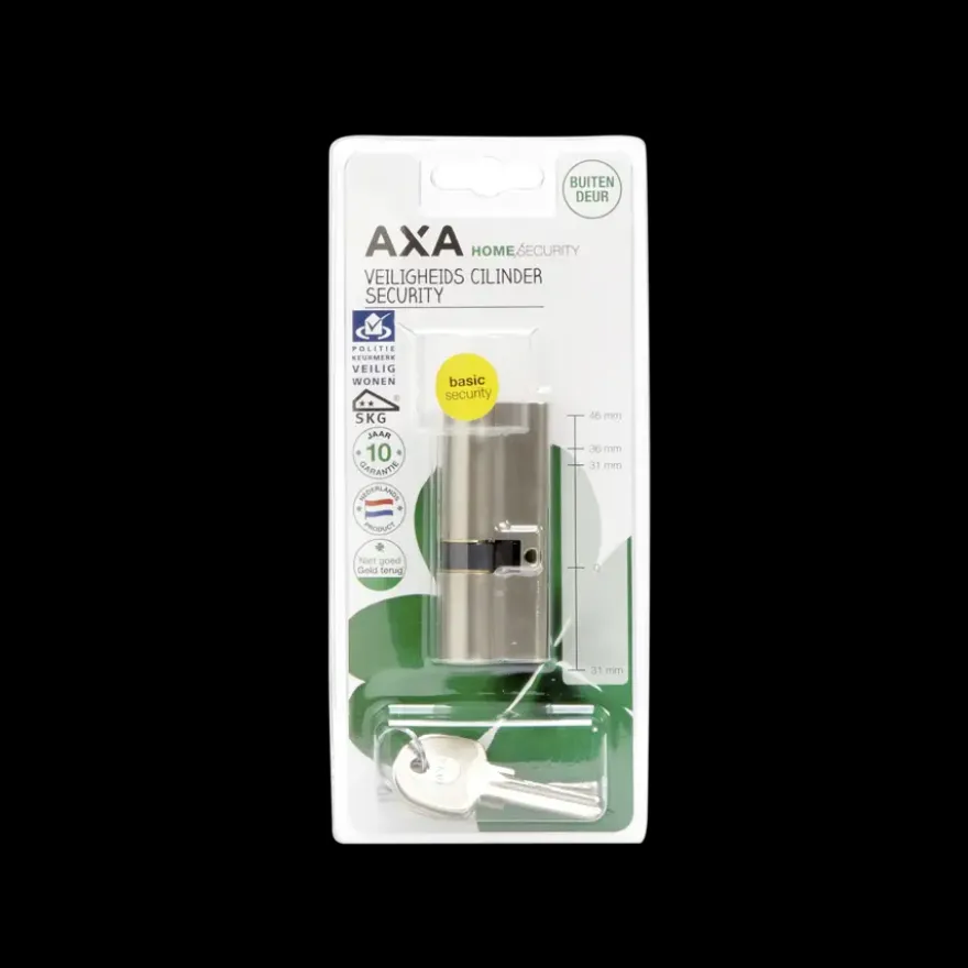 AXA veiligheidscilinder security 30-45mm SKG**