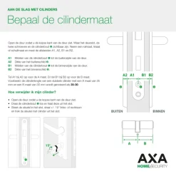 AXA veiligheidscilinder security 30-45mm SKG** gelijksluitend 3 stuks