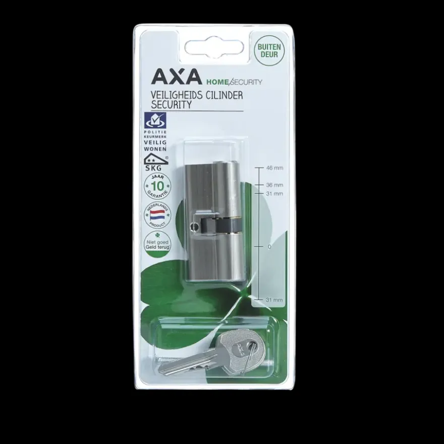 AXA veiligheidscilinder security 30-35mm SKG**