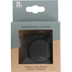 Berker S.1 Centraalplaat met Dimmerknop antraciet
