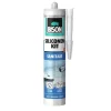 Bison siliconenkit transparant/grijs koker 300 ml