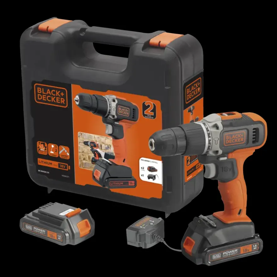 Black+Decker accu klopboormachine BCD003C2K-QW