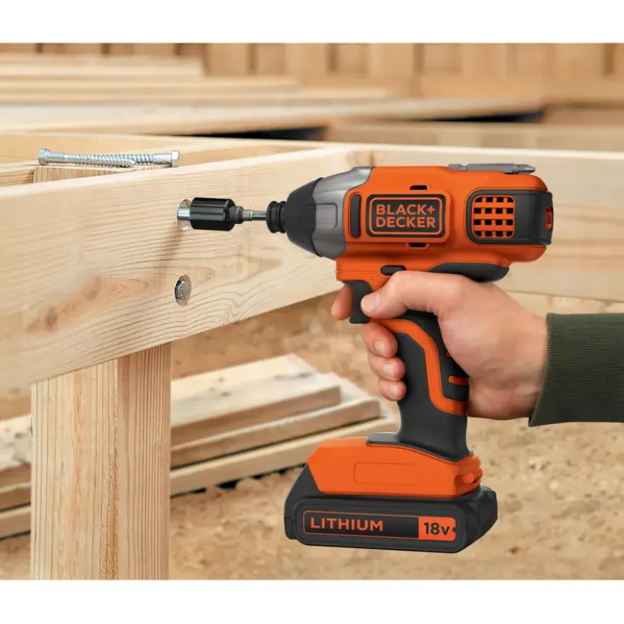 BLACK+DECKER accuslagschroefmachine BDCIM18N-XJ (zonder accu)