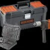 BLACK+DECKER klopboor BEH850KA32-QS in koffer + 32 dlg accessoires