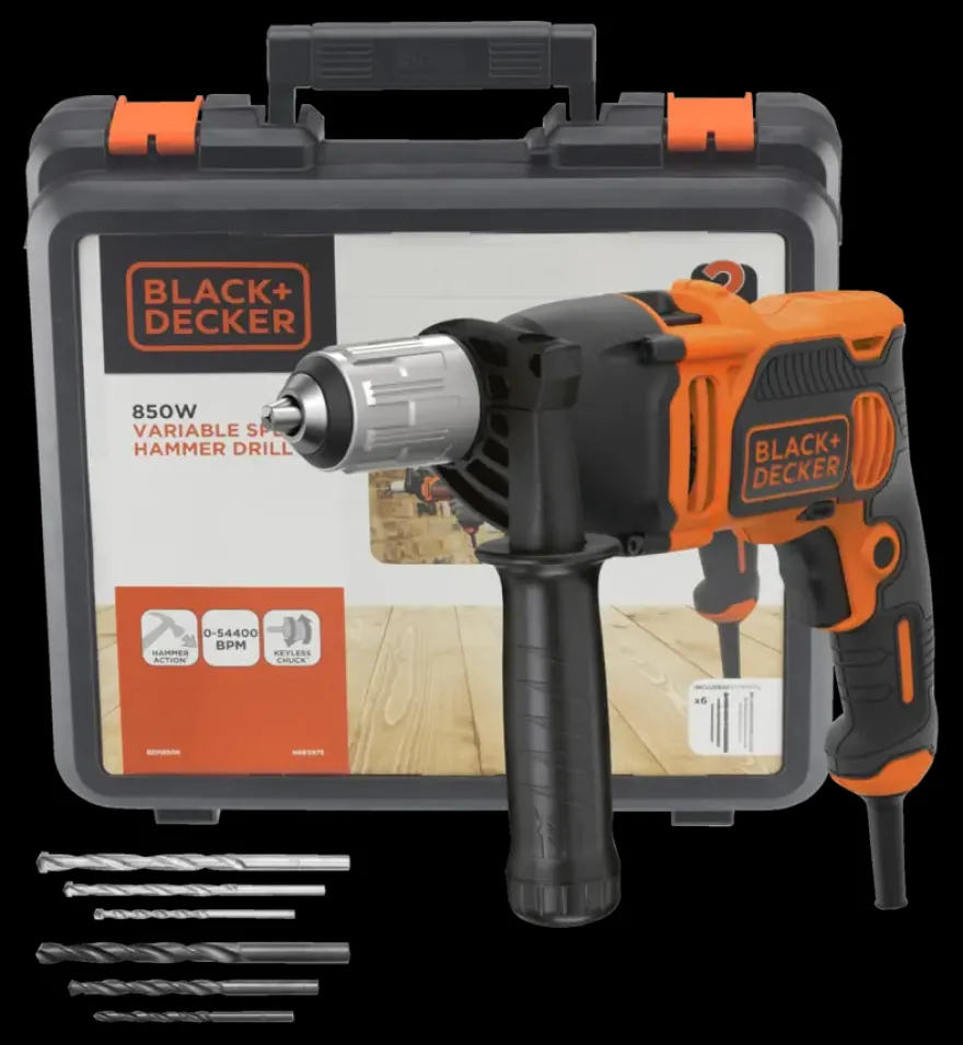BLACK+DECKER klopboormachine BEH850K-QS