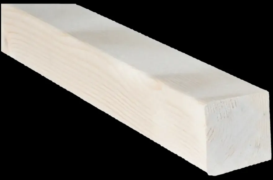 Bouwhout vuren geschaafd 44x44 mm lengte 210 cm