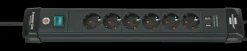 Brennenstuhl Premium-Line Stekkerdoos 6-voudig + 2 USB 3 Meter