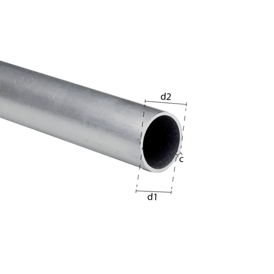 Buis rond aluminium brut 10x1000x1mm
