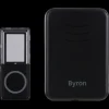 Byron DBY-22352 Draadloze deurbelset plugin 150m Zwart