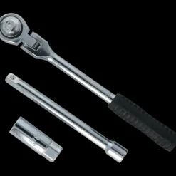 Carpoint bougiesleutel met ratel 16mm