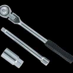 Carpoint bougiesleutel met ratel 21mm