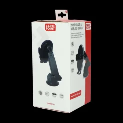 Carpoint 3in1 telefoonhouder auto & Draadloze Qi Lader