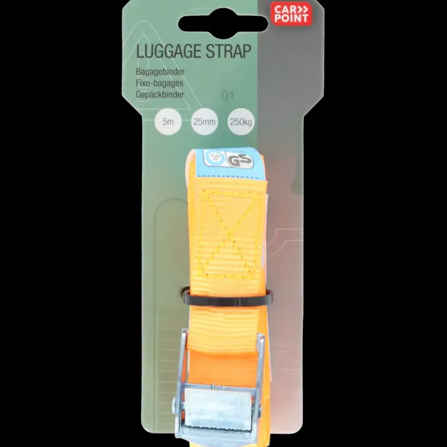 Carpoint Spanband met Klem 5m x 25mm