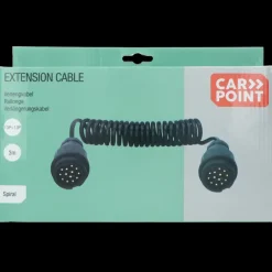 Carpoint spiraal trailer verlengkabel 13p - 13p stekker/stekker
