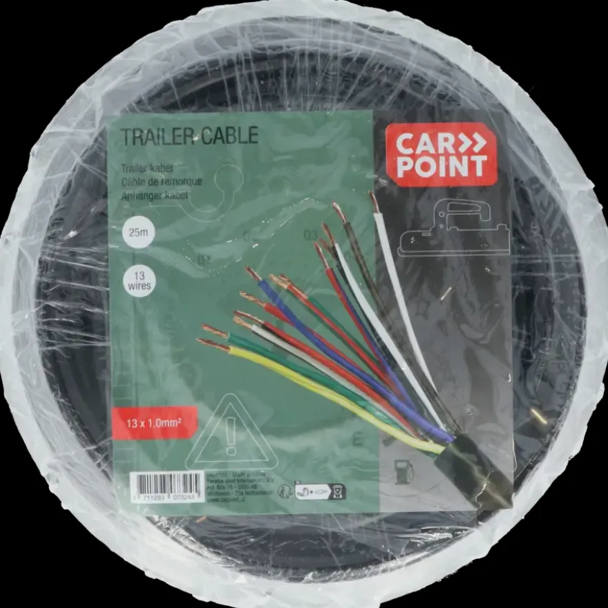 Carpoint trailerkabel 13-aderig ø1 mm² 25 meter