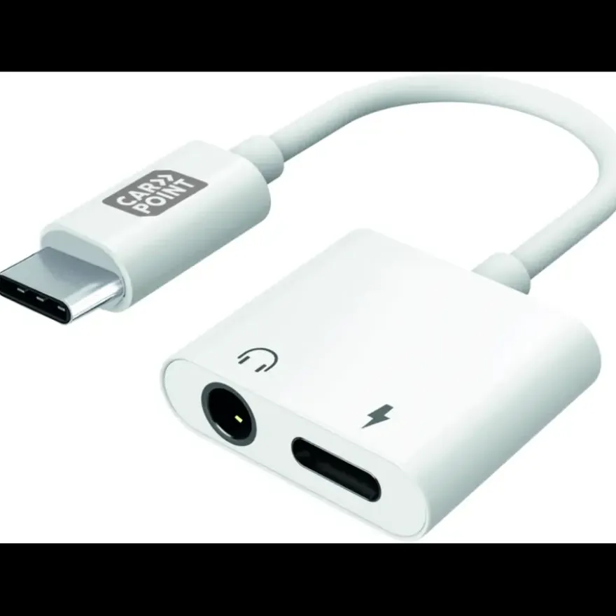 Carpoint USB-C adapter 2 in 1