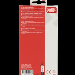 Carpoint USB-C adapter 2 in 1