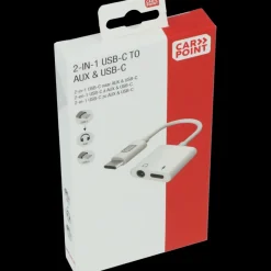 Carpoint USB-C adapter 2 in 1