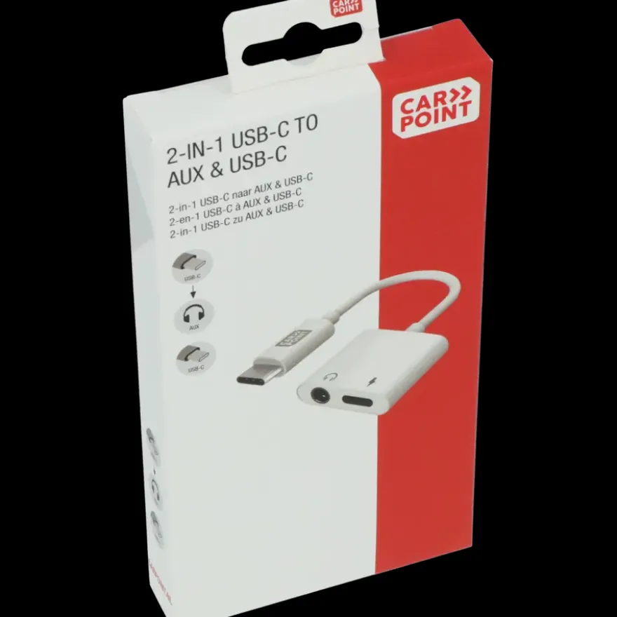 Carpoint USB-C adapter 2 in 1
