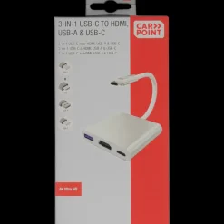 Carpoint USB-C adapter 3 in 1