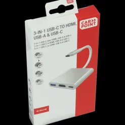 Carpoint USB-C adapter 3 in 1