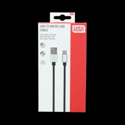 Carpoint USB>Micro USB kabel 1 Meter