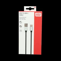 Carpoint USB>USB-C kabel 1 Meter