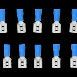 Carpoint Vlakstekerhuls 542 6.3x0.8mm blauw blister 10 Stuks