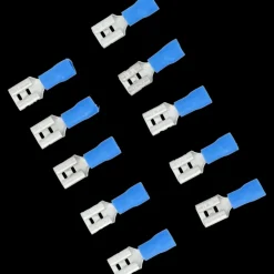Carpoint Vlakstekerhuls 542 6.3x0.8mm blauw blister 10 Stuks