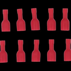 Carpoint Vlakstekerhuls 1541 6.3x0.8mm rood blister 10 Stuks