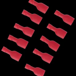 Carpoint Vlakstekerhuls 1541 6.3x0.8mm rood blister 10 Stuks