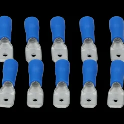 Carpoint Vlakstekker 740 6.3x0.8mm blauw blister 10 Stuks