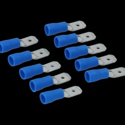 Carpoint Vlakstekker 740 6.3x0.8mm blauw blister 10 Stuks