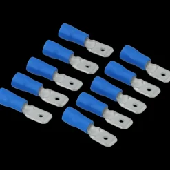 Carpoint Vlakstekker 740 6.3x0.8mm blauw blister 10 Stuks