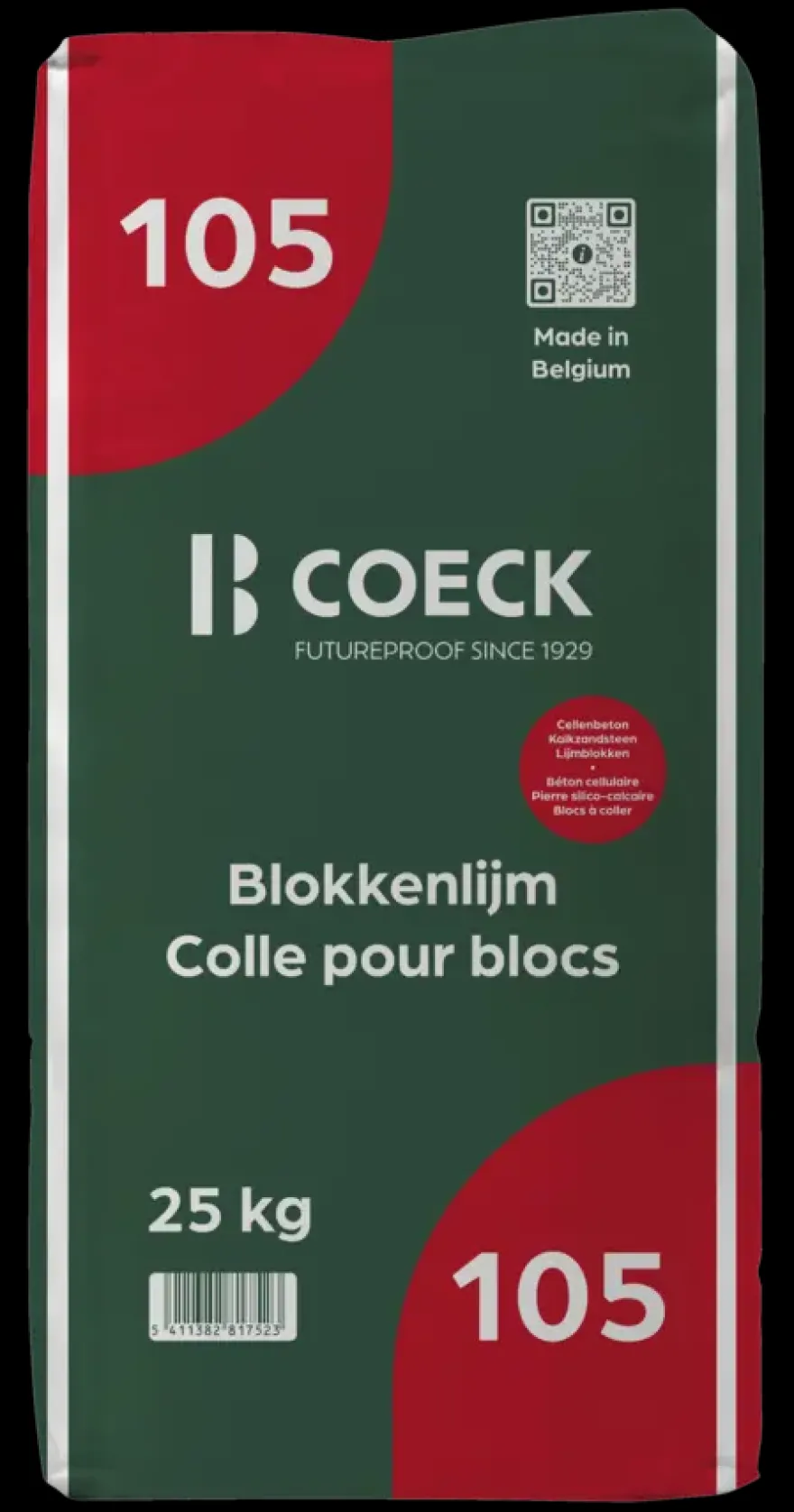 Coeck blokkenlijm 25kg