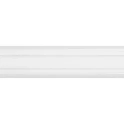 Decorlijst grenen 12x32 mm wit gegrond lengte 270 cm